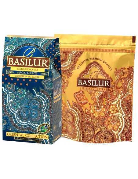 Te Oriental Con Durazno Y Papaya Magic Night Hoja - Basilur