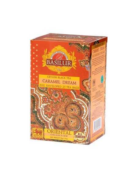 Te Negro Ceylan Con Caramelo 25 Bolsas - Basilur