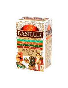 Te Vintage Christmast Surtido Bolsa - Basilur