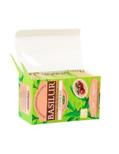Te Verde Cranberries - Magic Fruit - 25 Bolsitas - Basilur 2