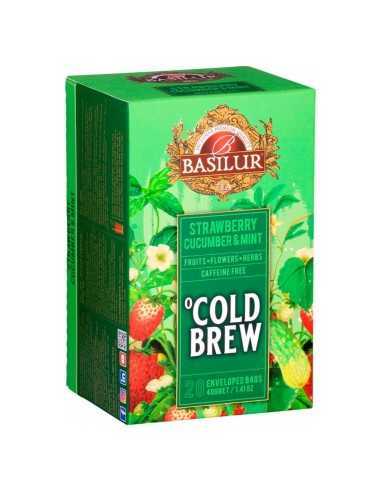 Cold Brew Fresa Pepino Y Menta 20 Bolsas - Basilur