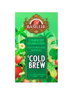 Cold Brew Fresa Pepino Y Menta 20 Bolsas - Basilur 2 2