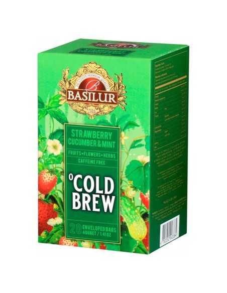 Cold Brew Fresa Pepino Y Menta 20 Bolsas - Basilur 2