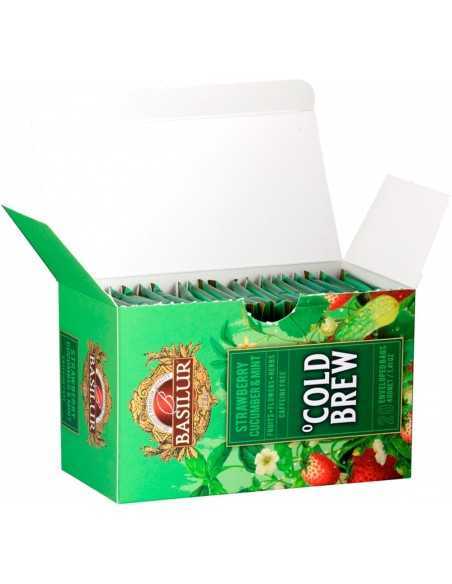 Cold Brew Fresa Pepino Y Menta 20 Bolsas - Basilur 2