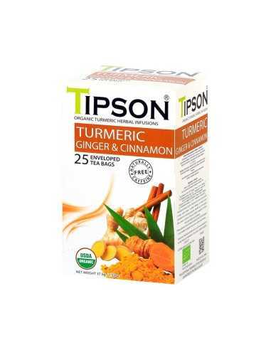 Curcuma Jengibre 25 Bolsas - Tipson