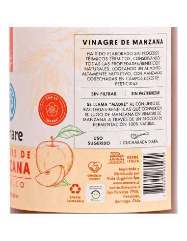 Vinagre Manzana Organico 500 Ml -Manare