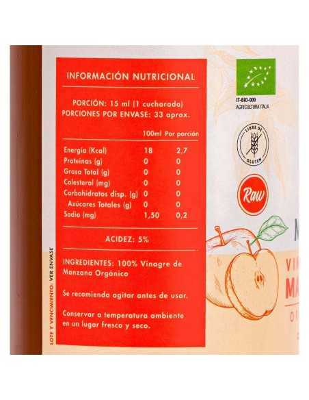 Vinagre Manzana Organico 500 Ml -Manare