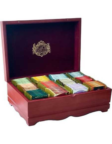 Te Caja De Madera Con 120 Bolsas De Te Surtida - Basilur