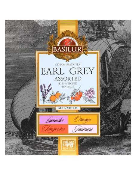 Te Earl Grey Surtidos - Earl Grey Collection - 40 Bolsas - Basilur