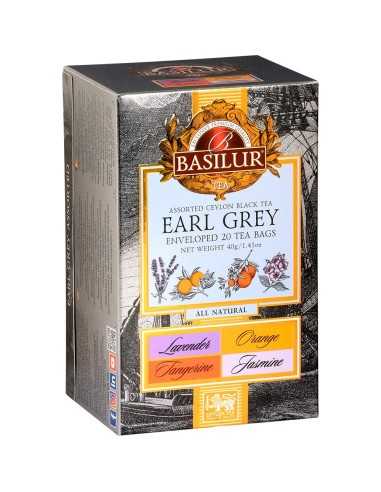 Te Earl Grey Surtidos - Earl Grey Collection - 20 Bolsas - Basilur