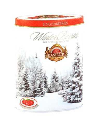 Te Winter Berries Arandanos Rojos Lingonberries Hoja 100Gr -Basilur