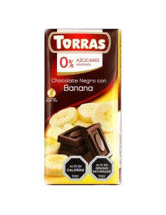 Chocolate Sabor Platano Sin...
