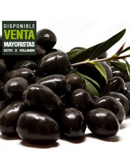 ACEITUNAS DESHUESADA NEGRA SIN SELLOS - Bolsa 1 KG