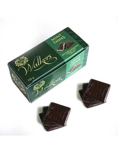 Laminas de chocolate rellenas de menta - 135 gr - Walkers