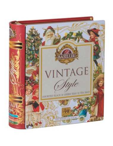Tea Book Vintage Christmast -32 Bolsas - Basilur