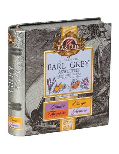 Tea Book Earl Grey Assorted Basilur 32 Bolsas - Basilur