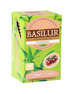 Te Verde Cranberries - Magic Fruit - 25 Bolsitas - Basilur