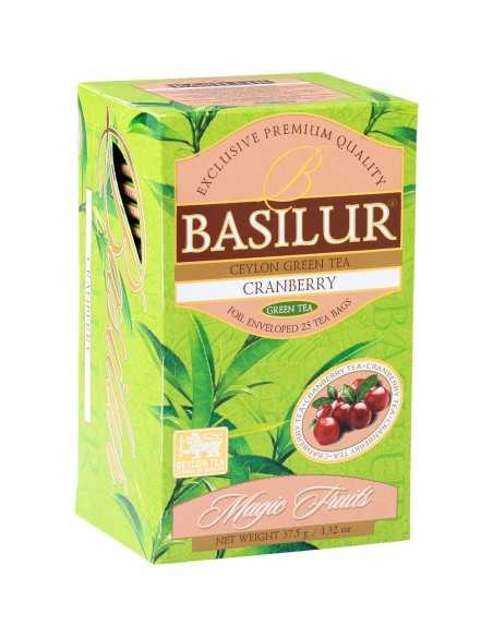 Te Verde Cranberries - Magic Fruit - 25 Bolsitas - Basilur