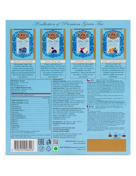 Te azul Surtido - Blue Tea - 40 Bolsas - Basilur