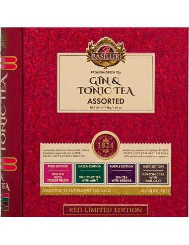 Libro de Té - Gin Tonic Red - 32 Bolsitas -...