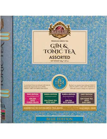 Libro de Té - Gin Tonic Blue - 32 Bolsitas - Basilur