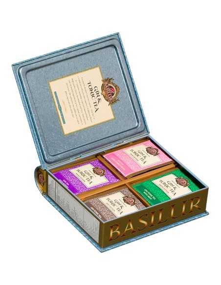 Libro de Té - Gin Tonic Blue - 32 Bolsitas - Basilur