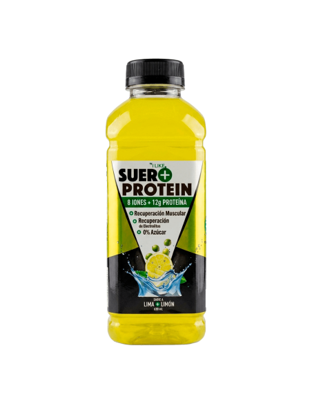 Bebida Hidratante Suero Lima Limón 8 Iones + 12g Proteína 630ml - I Like