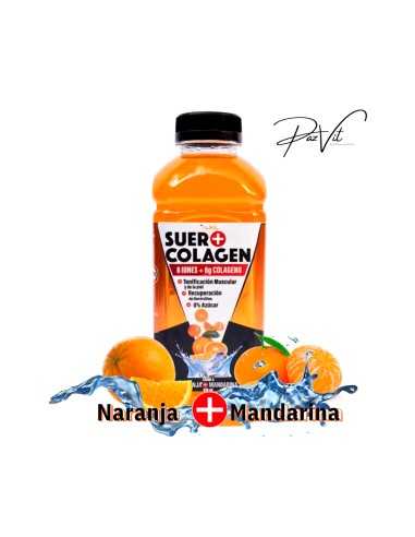 Bebida Hidratante Suero Naranja Mandarina 8...