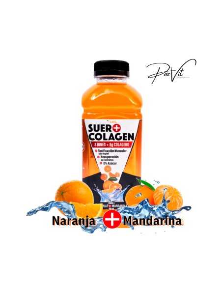 Bebida Hidratante Suero Naranja Mandarina 8 Iones + 8g Colágeno 630ml - I Like