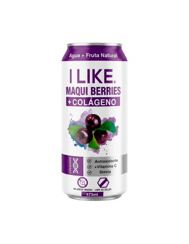 Lata Jugo Natural Maqui Berries + Colágeno...