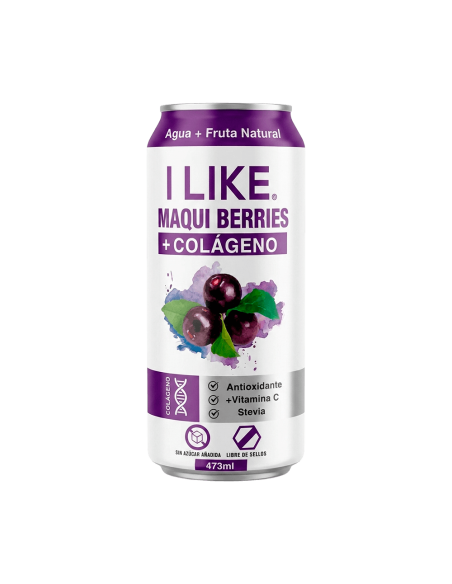 Lata Jugo Natural Maqui Berries + Colágeno 473cc - I Like