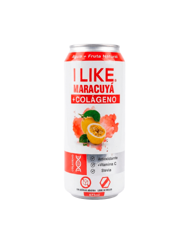 Lata Jugo Natural Maracuya + Colágeno 473cc - I...